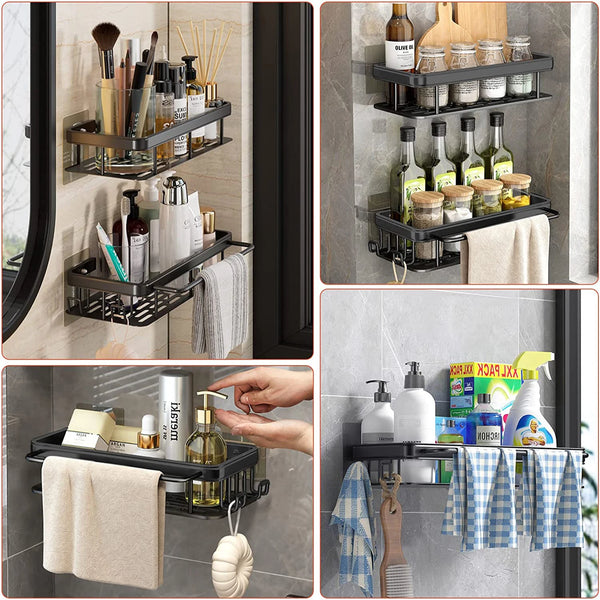 SpaceSaver Bathroom Corner Rack